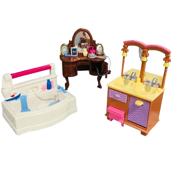 FisherPrice Toys Fisher Price Loving Family Dollhouse Bathroom Set